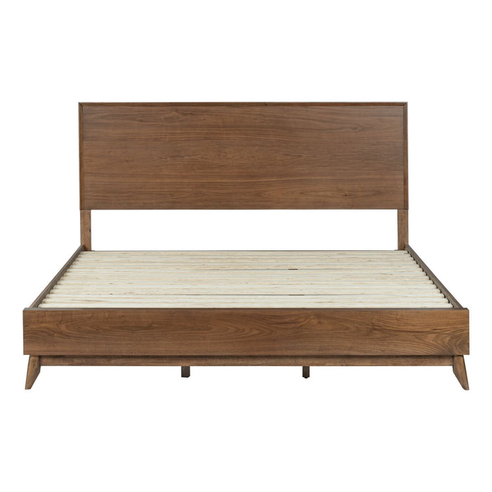 Century Modern California King Platform Bed - Discount Furniture World (Burlington,NC)
