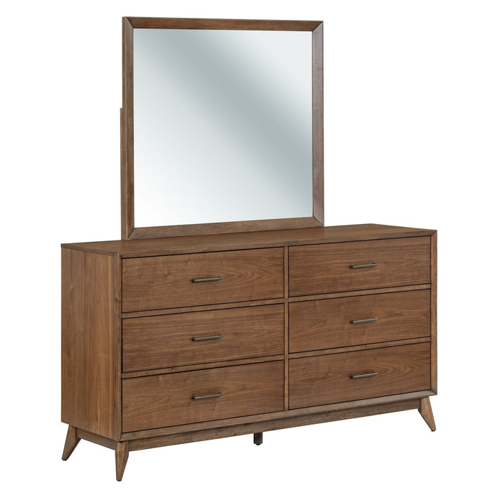 Century Modern Dresser & Mirror - Discount Furniture World (Burlington,NC)