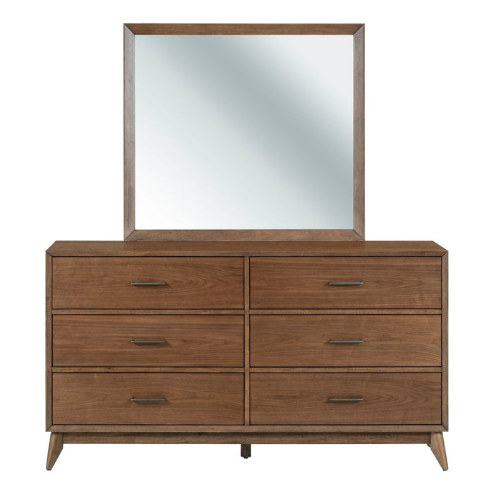 Century Modern Dresser & Mirror - Discount Furniture World (Burlington,NC)