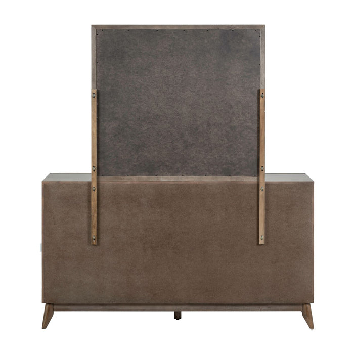 Century Modern Dresser & Mirror - Discount Furniture World (Burlington,NC)