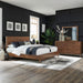 Century Modern Queen Platform Bed, Dresser & Mirror image