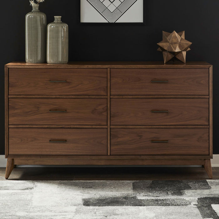 Century Modern 6 Drawer Dresser image
