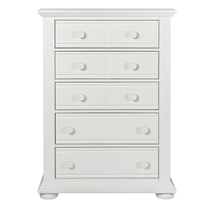 Summer House I King Panel Bed, Dresser & Mirror, Chest, Night Stand - Discount Furniture World (Burlington,NC)