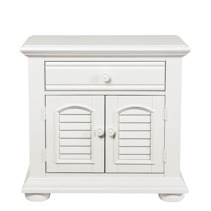 Summer House I Queen Panel Bed, Dresser & Mirror, Night Stand - Discount Furniture World (Burlington,NC)