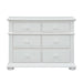 Summer House 6 Drawer Dresser in Oyster White - Discount Furniture World (Burlington,NC)