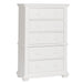 Summer House 5 Drawer Chest in Oyster White image