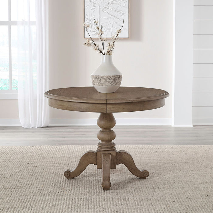 Summer House Pedestal Table Set - Discount Furniture World (Burlington,NC)