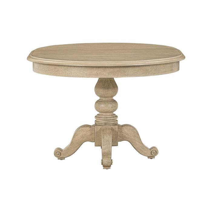 Summer House Pedestal Table Set - Discount Furniture World (Burlington,NC)