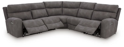 Next-Gen DuraPella Power Reclining Sectional - Discount Furniture World (Burlington,NC)