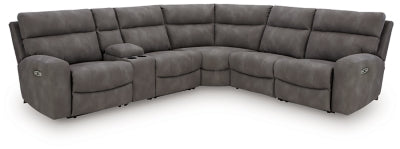 Next-Gen DuraPella Power Reclining Sectional - Discount Furniture World (Burlington,NC)