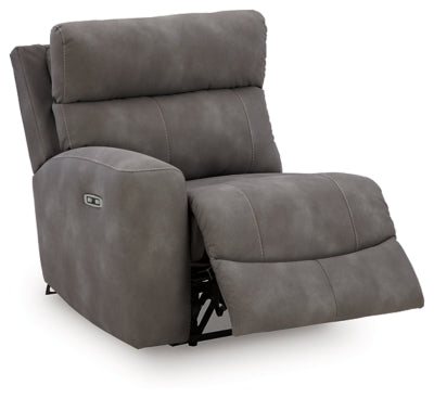 Next-Gen DuraPella Power Reclining Sectional - Discount Furniture World (Burlington,NC)
