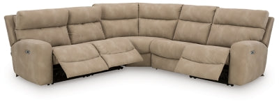 Next-Gen DuraPella Power Reclining Sectional - Discount Furniture World (Burlington,NC)
