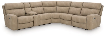 Next-Gen DuraPella Power Reclining Sectional - Discount Furniture World (Burlington,NC)