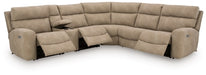 Next-Gen DuraPella Power Reclining Sectional - Discount Furniture World (Burlington,NC)