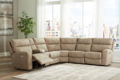 Next-Gen DuraPella Power Reclining Sectional - Discount Furniture World (Burlington,NC)