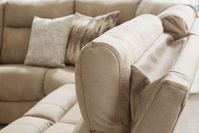 Next-Gen DuraPella Power Reclining Sectional - Discount Furniture World (Burlington,NC)