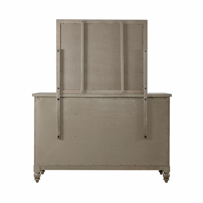 Americana Farmhouse Dresser & Mirror - Discount Furniture World (Burlington,NC)