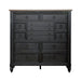 Americana Farmhouse 12 Drawer Chesser in Black image