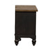 Americana Farmhouse 2 Drawer Nightstand in Black - Discount Furniture World (Burlington,NC)