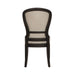 Americana Farmhouse Uph Tufted Back Side Chair - Black - Discount Furniture World (Burlington,NC)