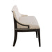Americana Farmhouse Uph Shelter Dining Bench in Dusty Taupe & Black - Discount Furniture World (Burlington,NC)