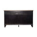 Americana Farmhouse Hall Buffet in Dusty Taupe & Black - Discount Furniture World (Burlington,NC)