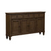 Americana Farmhouse Hall Buffet in Dusty Taupe - Discount Furniture World (Burlington,NC)