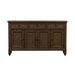 Americana Farmhouse Hall Buffet in Dusty Taupe - Discount Furniture World (Burlington,NC)