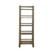 Americana Farmhouse Leaning Pier Bookcase in Dusty Taupe - Discount Furniture World (Burlington,NC)
