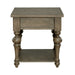 Americana Farmhouse End Table in Dusty Taupe - Discount Furniture World (Burlington,NC)