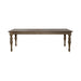 Americana Farmhouse Rectangular Leg Table in Dusty Taupe & Black - Discount Furniture World (Burlington,NC)