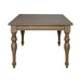 Americana Farmhouse Rectangular Leg Table in Dusty Taupe & Black - Discount Furniture World (Burlington,NC)