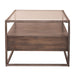 Jamestown Rectangular Cocktail Table in Brown - Discount Furniture World (Burlington,NC)