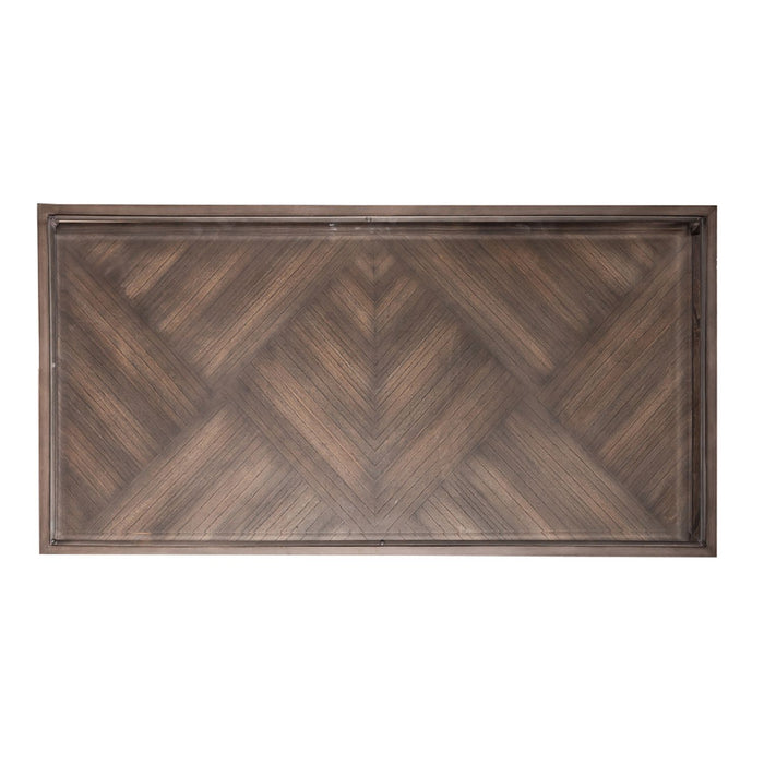 Jamestown Rectangular Cocktail Table in Brown - Discount Furniture World (Burlington,NC)