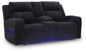 Forest Lake Power Reclining Loveseat with Console - Discount Furniture World (Burlington,NC)