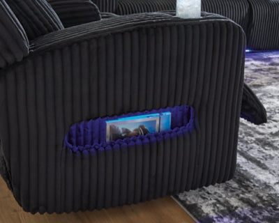 Forest Lake Power Reclining Loveseat with Console - Discount Furniture World (Burlington,NC)