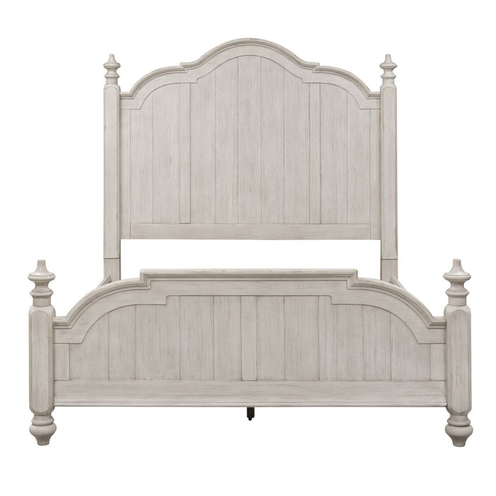 Farmhouse Reimagined King Poster Bed, Dresser & Mirror - Discount Furniture World (Burlington,NC)