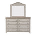 Farmhouse Reimagined King Poster Bed, Dresser & Mirror, Night Stand - Discount Furniture World (Burlington,NC)