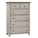 Farmhouse Reimagined Drawer Chest in Antique White - Discount Furniture World (Burlington,NC)