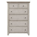 Farmhouse Reimagined Drawer Chest in Antique White - Discount Furniture World (Burlington,NC)