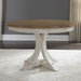 Farmhouse Reimagined 5 Piece Pedestal Table Set - Discount Furniture World (Burlington,NC)