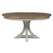 Farmhouse Reimagined Pedestal Table - Discount Furniture World (Burlington,NC)