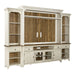 Farmhouse Reimagined Entertainment Center with Piers - Discount Furniture World (Burlington,NC)