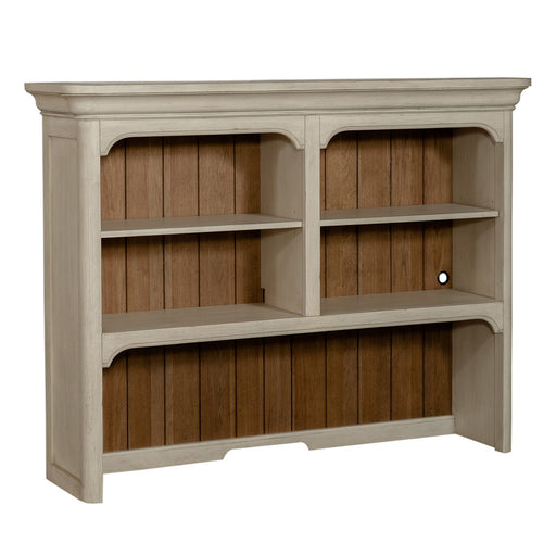 Farmhouse Reimagined Credenza Hutch in Antique White - Discount Furniture World (Burlington,NC)