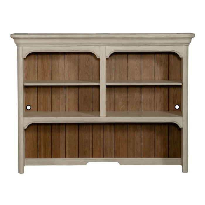 Farmhouse Reimagined Credenza Hutch in Antique White - Discount Furniture World (Burlington,NC)