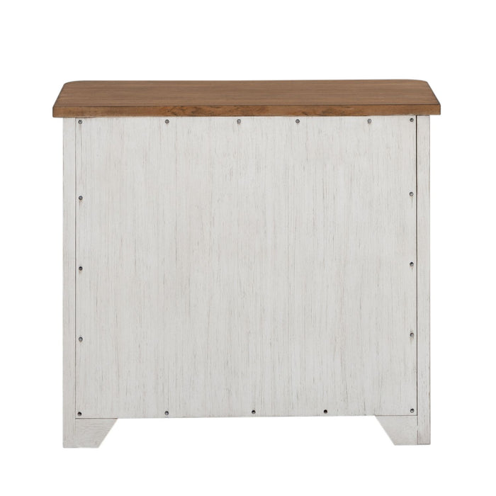 Farmhouse Reimagined Lateral File in Antique White - Discount Furniture World (Burlington,NC)
