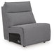 Modmax Power Reclining Sectional with Chaise - Discount Furniture World (Burlington,NC)