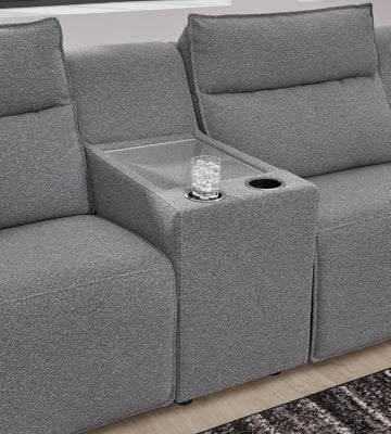 Modmax Power Reclining Sectional with Chaise - Discount Furniture World (Burlington,NC)