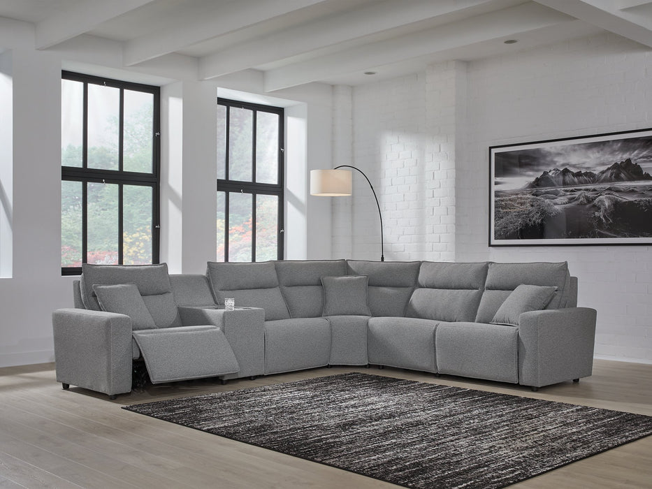 Modmax Power Reclining Sectional - Discount Furniture World (Burlington,NC)
