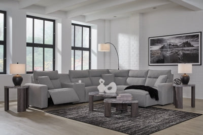 Modmax Power Reclining Sectional with Chaise - Discount Furniture World (Burlington,NC)